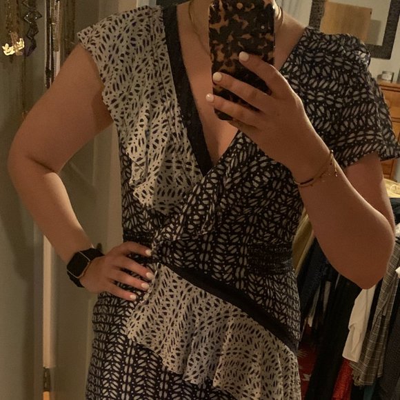 Tanya Taylor Ikat Adelina Dress Size 6 - Picture 2 of 2